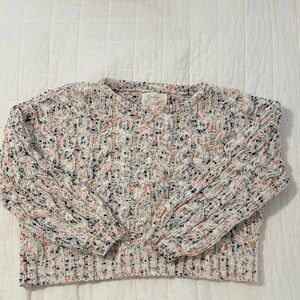 Jessica Simpson Multicolor Cable Knit Sweater